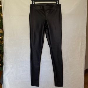 Express faux leather leggings